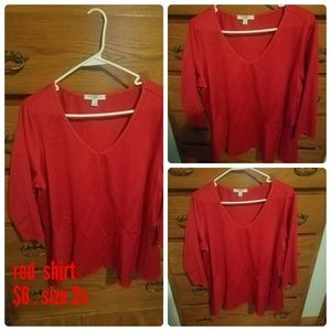 Red shirt